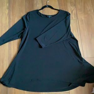 Alfani black swing tunic top